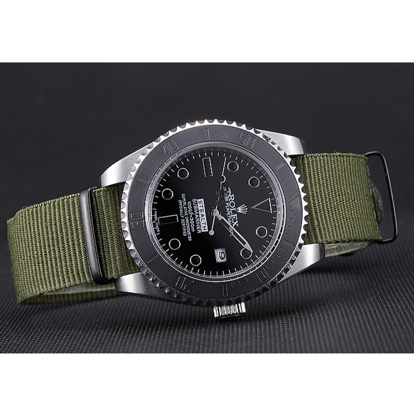 AAA Replica Watches Rolex Submariner 621990 Olive Stealth 0602